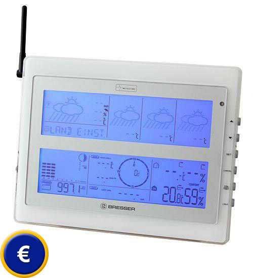 station mtorologique sans fil DCF avec une prvision du temps  4 jours 4CastPC