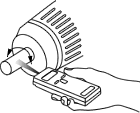 Mesure optique dans une onde par le tachymtre portable PCE-155.