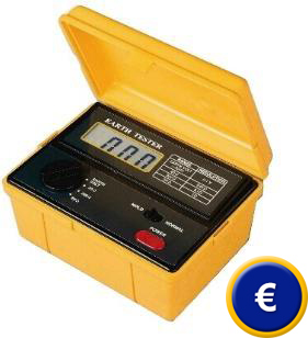 Telluromètre digital PCE-ET 3000.