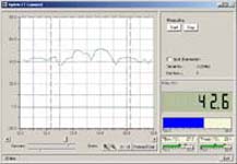 Logiciel PCE-IR10 connect du testeur de temprature infrarouge.