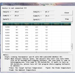 Logiciel d'analyse du thermomtre infrarouge  mmoire