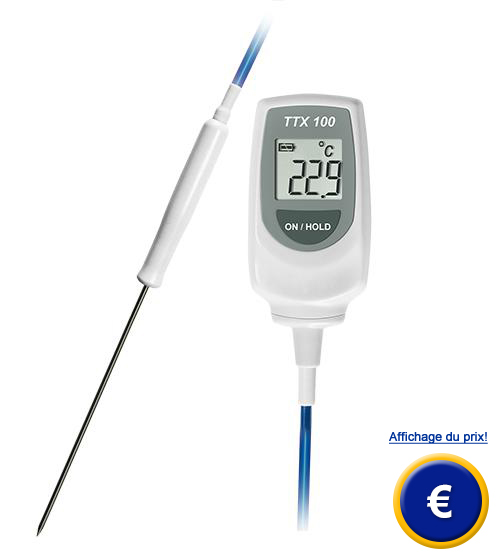 Thermomètre avec sonde de pénétration