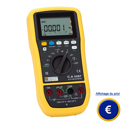 Plus d'information sur le TRMS DMM C.A 5287