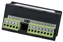 L'indicateur de temprature se connecte lectriquement avec le terminal  vis situ sur la partie postrieure.