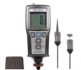 Instruments de mesure de tours PCE-VT 204 avec la fonction de mesureur et de tachymètres, mémoire interne RS-232, logiciel.