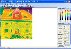 Les camras de thermographie sont livres avec le logiciel d'valuation correspondant.