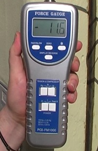 Dynamomètres PCE-FM1000 à cellule externe dynamométrique.