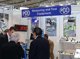 PCE Instruments est tambin presente en ferias