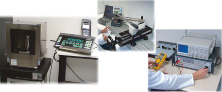 Calibrage d'instruments de mesure en laboratoire.