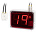 Les indicateurs de température PCE-G1 se lisent à 50 m, capteur de température de d'humidité de l'air, montage mural.